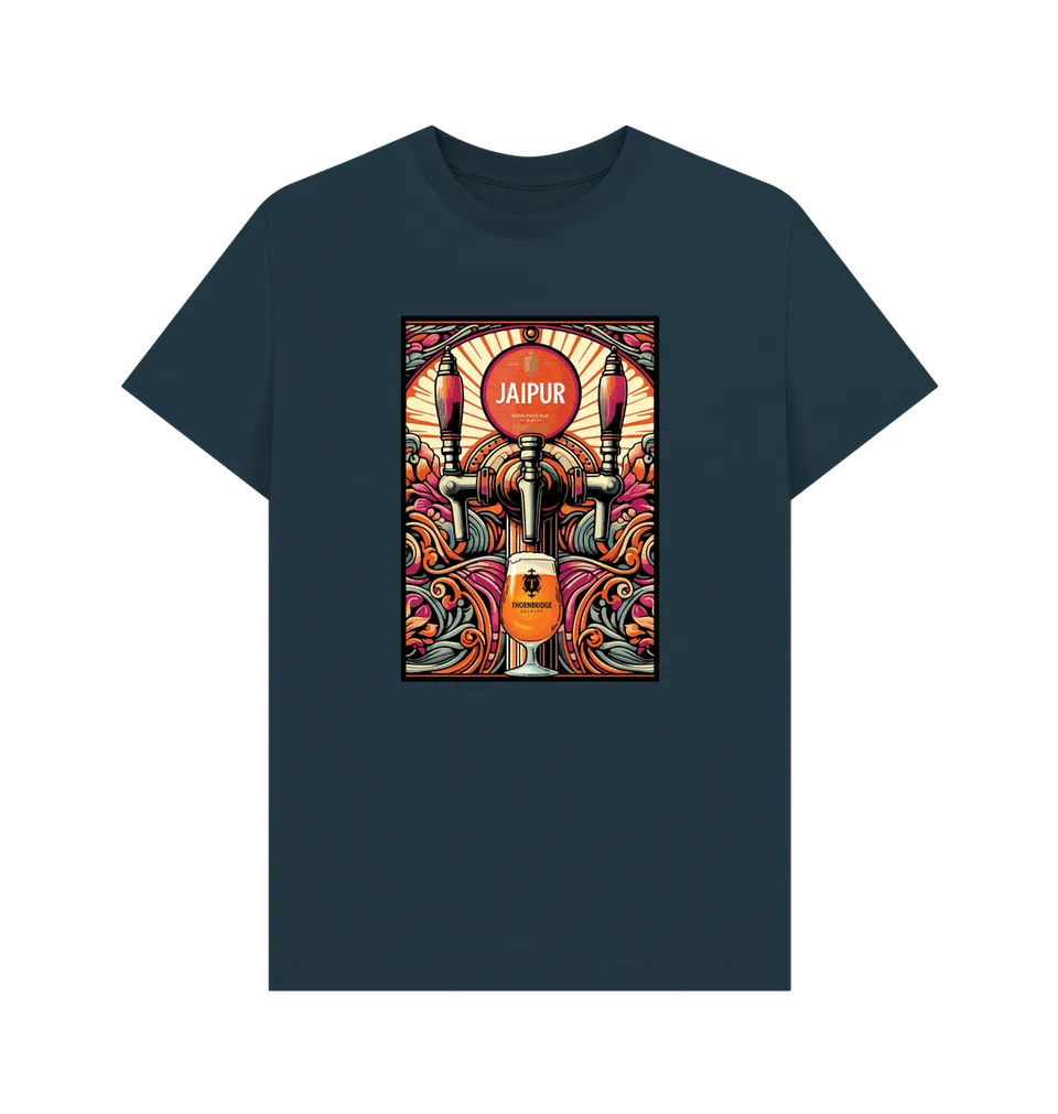 Thornbridge Jaipur Keg t-skjorte denimblå