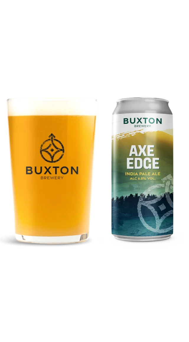 Buxton Axe Edge IPA 4-pakning med glass