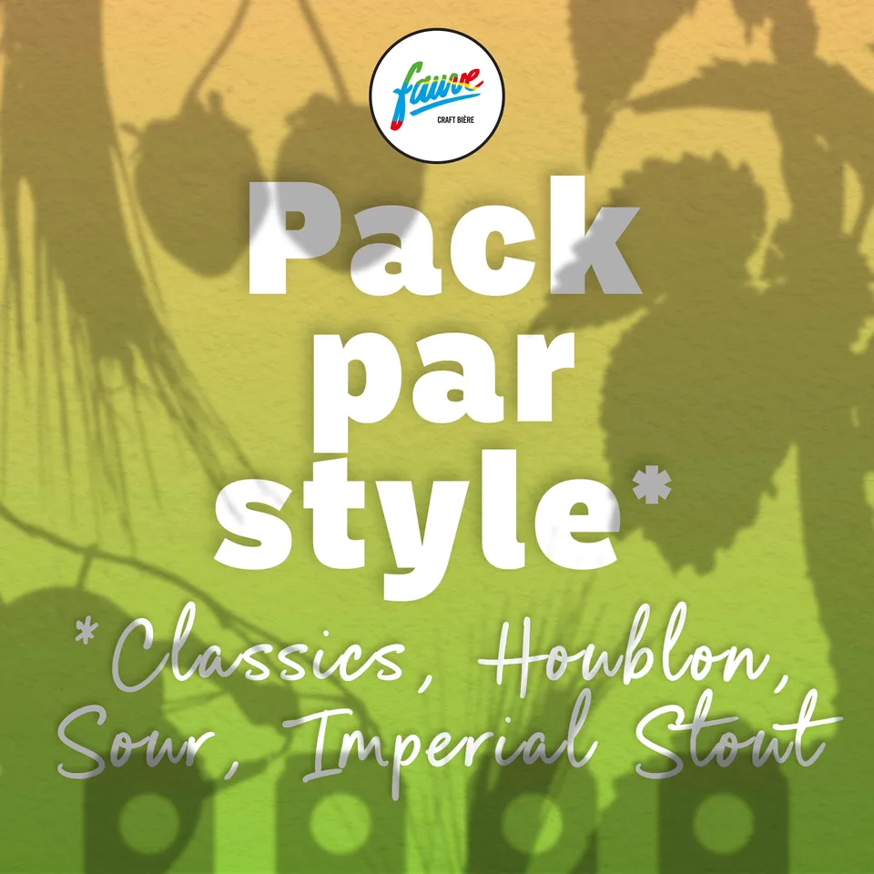 Fauve Pack Houblon ølkasse 4 bokser 33 cl mix