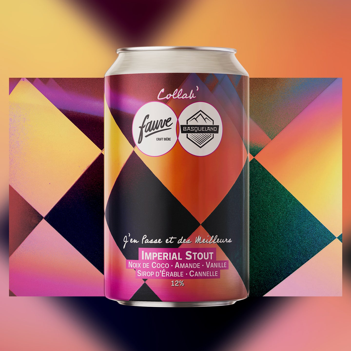 Fauve J'en Passe Imperial Stout øl boks 33cL 12% kokos