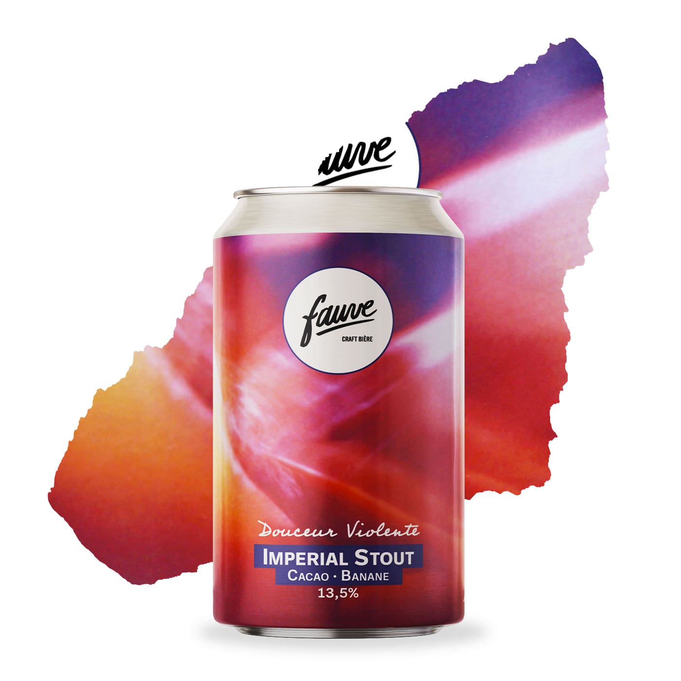 Fauve Douceur Violente Cacao Banane øl boks 33 cl kakao