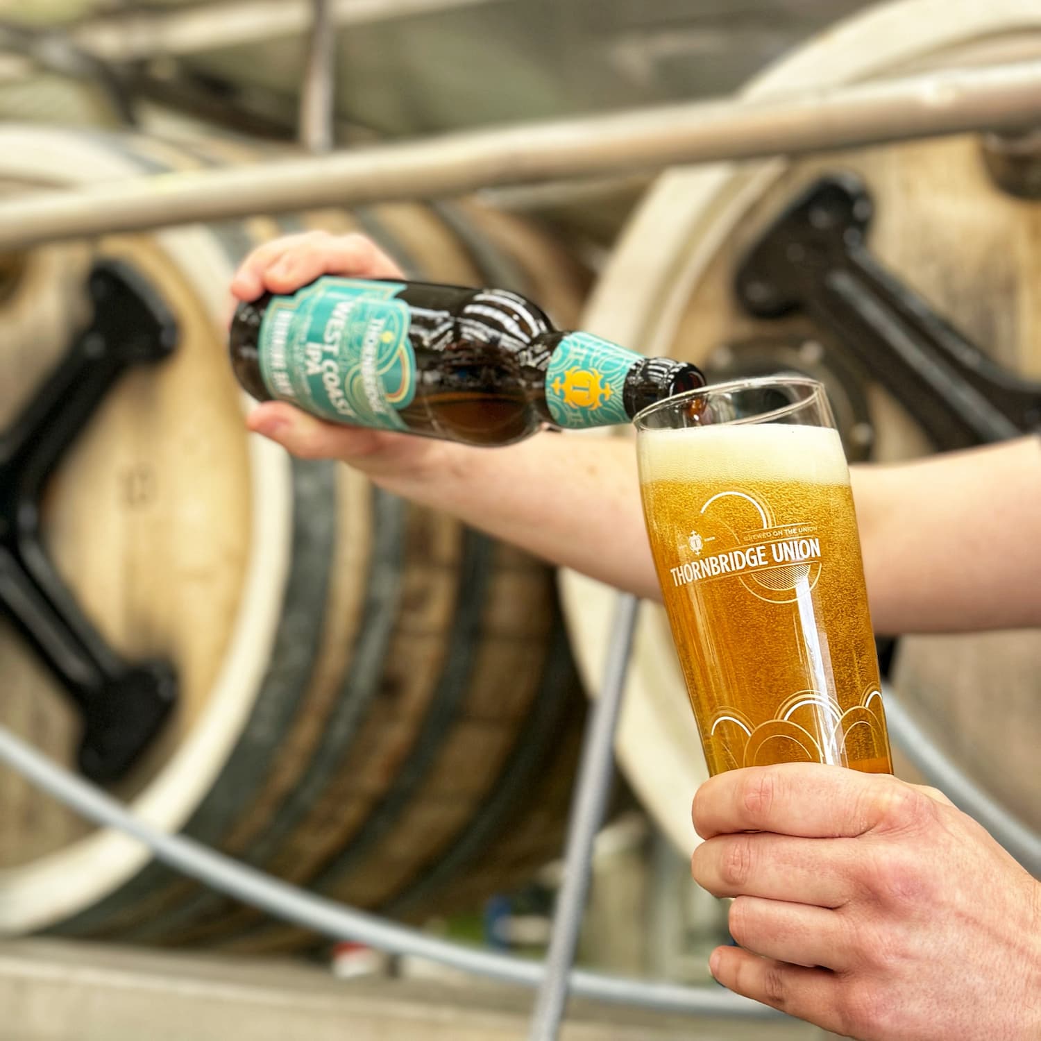Thornbridge Union West Coast IPA øl 500 ml – grapefrukt
