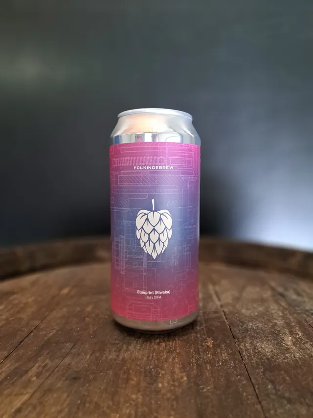 Folkingebrew Blueprint Riwaka IPA boks fruktig humle