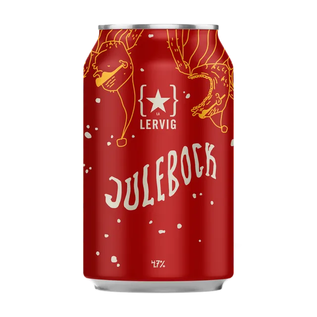 Lervig Julebock bock øl boks 330 ml maltrik