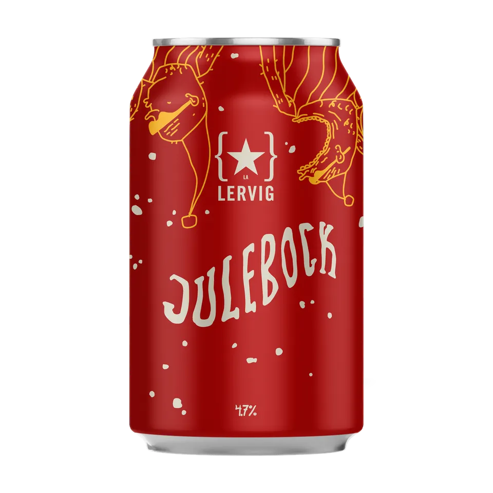 Lervig Julebock bock øl boks 330 ml maltrik