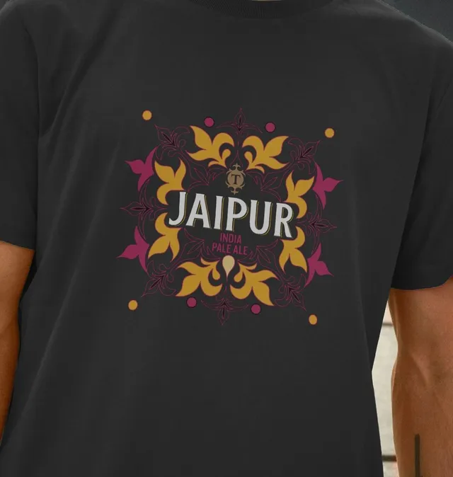 Thornbridge Jaipur Birthday t-skjorte svart økologisk