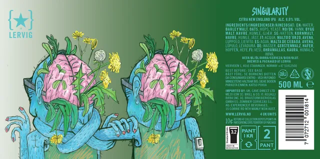Lervig Singularity stout boks mørk fyldig