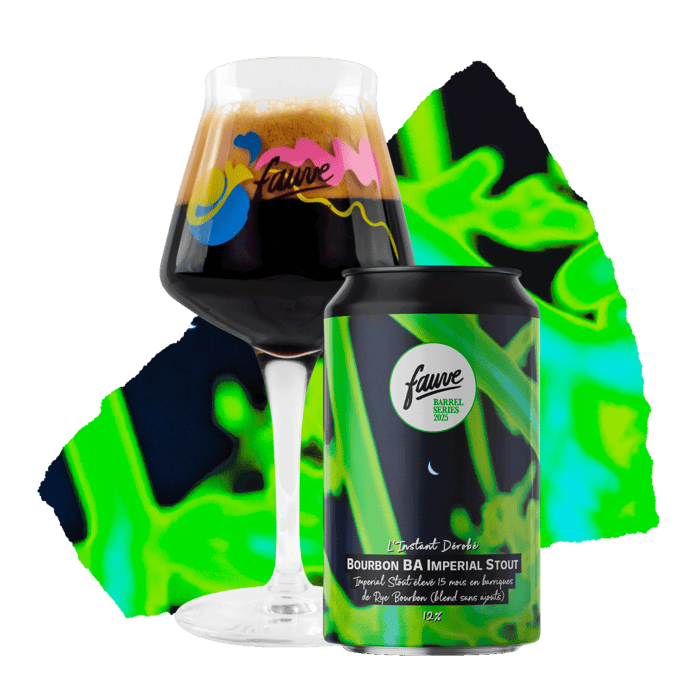 Fauve L'Instant Dérobé stout øl 33cL fatpreget