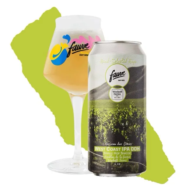 Fauve L'Horizon des Cimes west coast IPA boks 44 cl simcoe