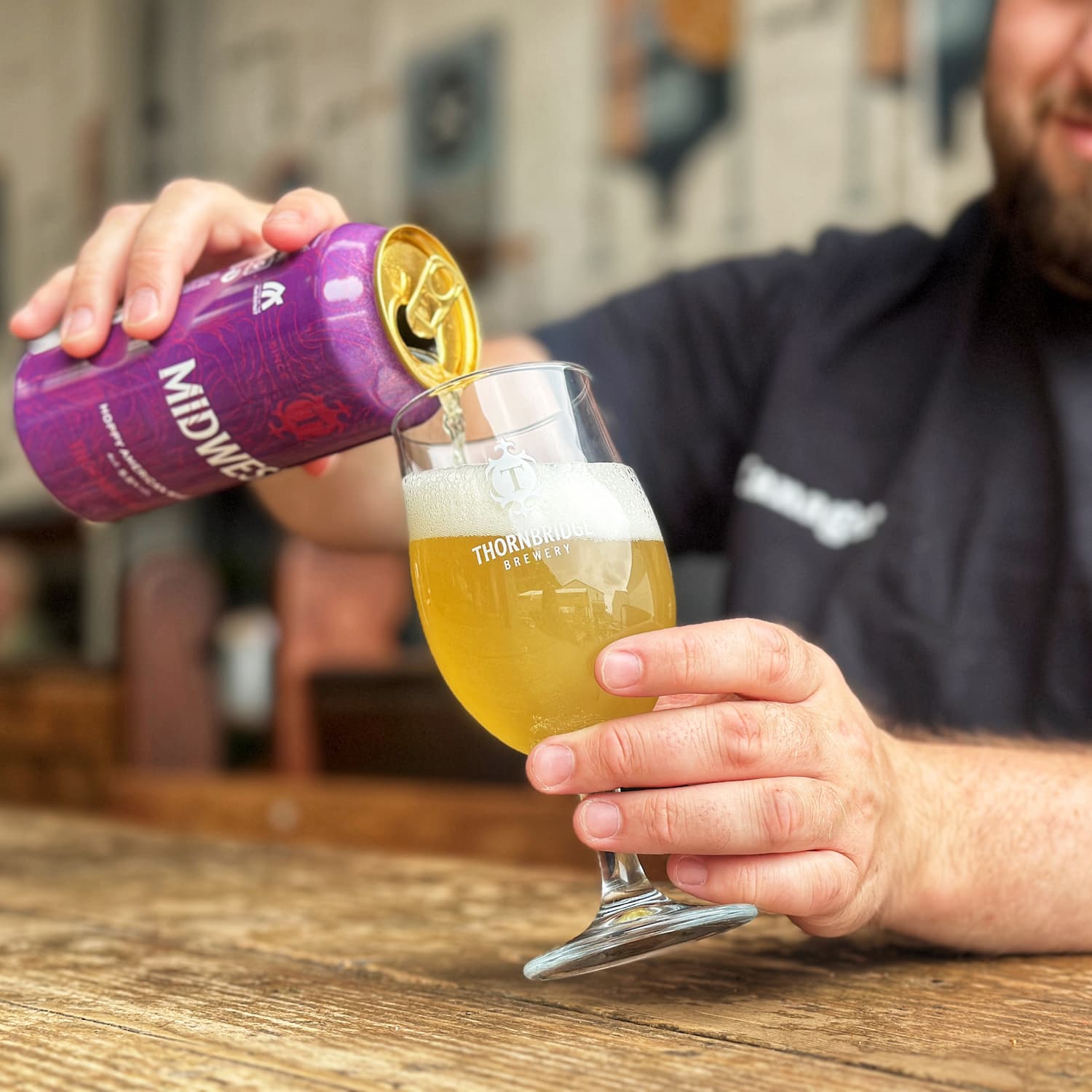 Thornbridge Midwest hveteøl enkeltboks mango