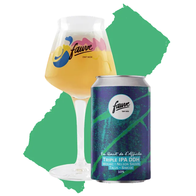 Fauve En Haut de l'Affiche trippel IPA øl boks 33cL 10%