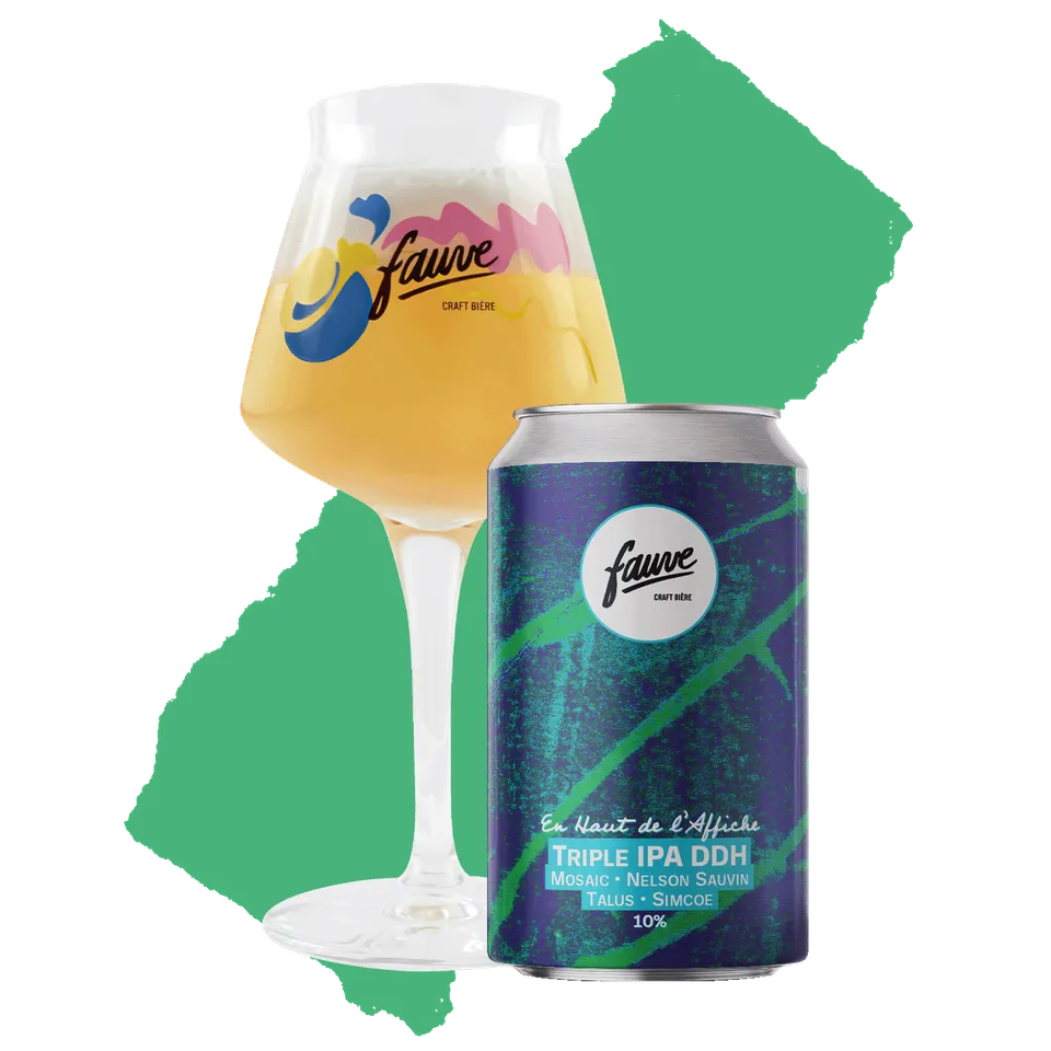Fauve En Haut de l'Affiche trippel IPA øl boks 33cL 10%