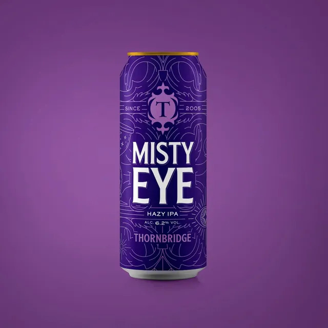 Thornbridge Misty Eye hazy IPA boks 440 ml 6,2 prosent tropisk