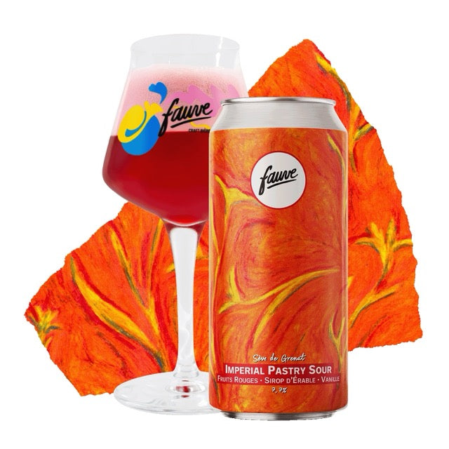 Fauve Sève de Grenat sour øl boks 44cL 7,7%