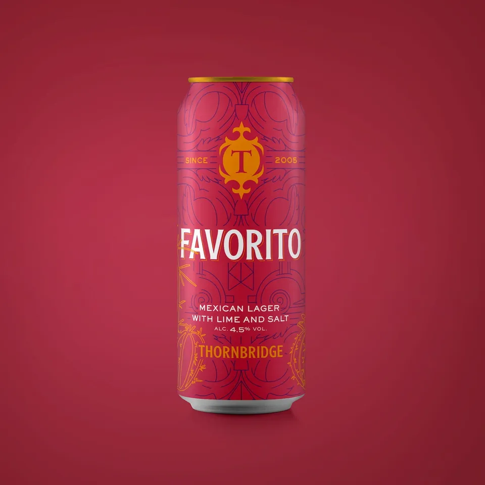 Thornbridge Favorito lager boks singel lime salt 4,5%