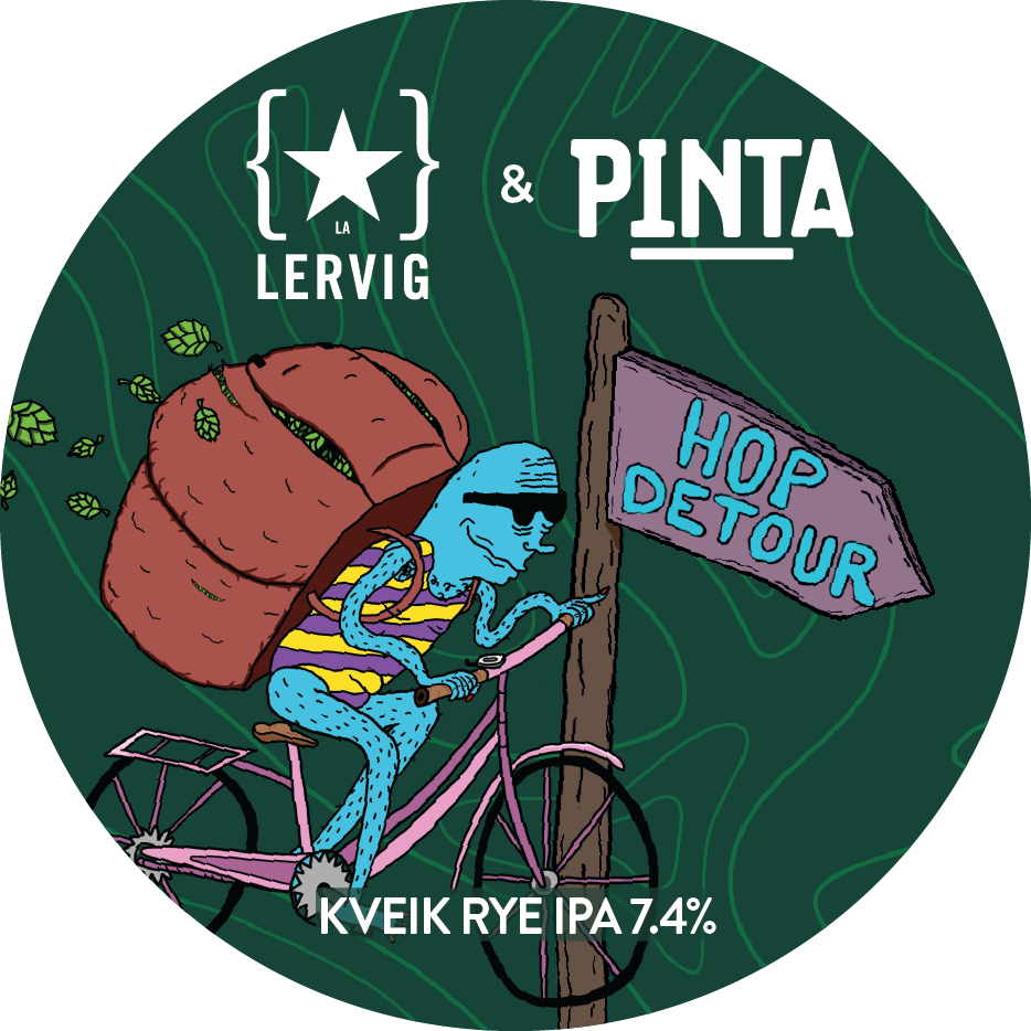 Lervig Hop Detour øl 33 cl boks sitrus