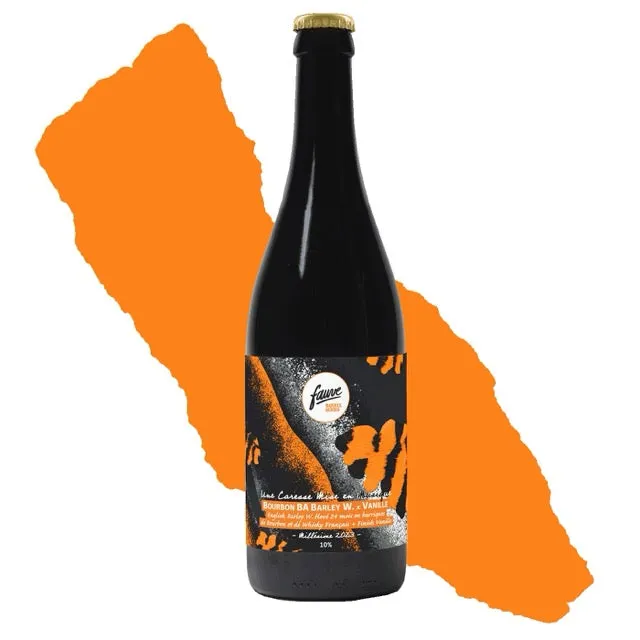 Fauve Une Caresse Barley Wine øl 37,5cL Bourbon vanilje