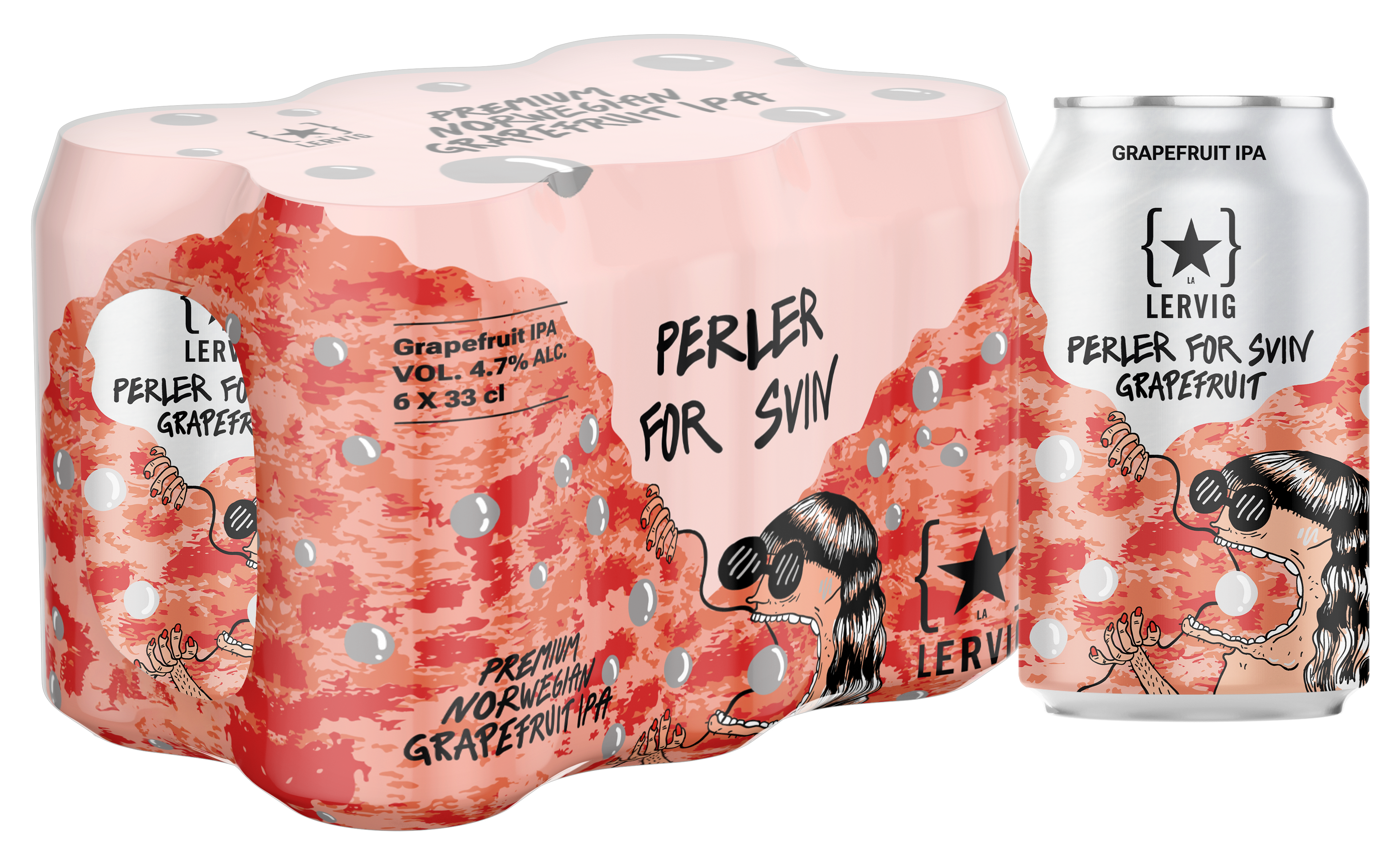 Lervig Perler for Svin Grapefruit 4,7% boks IPA