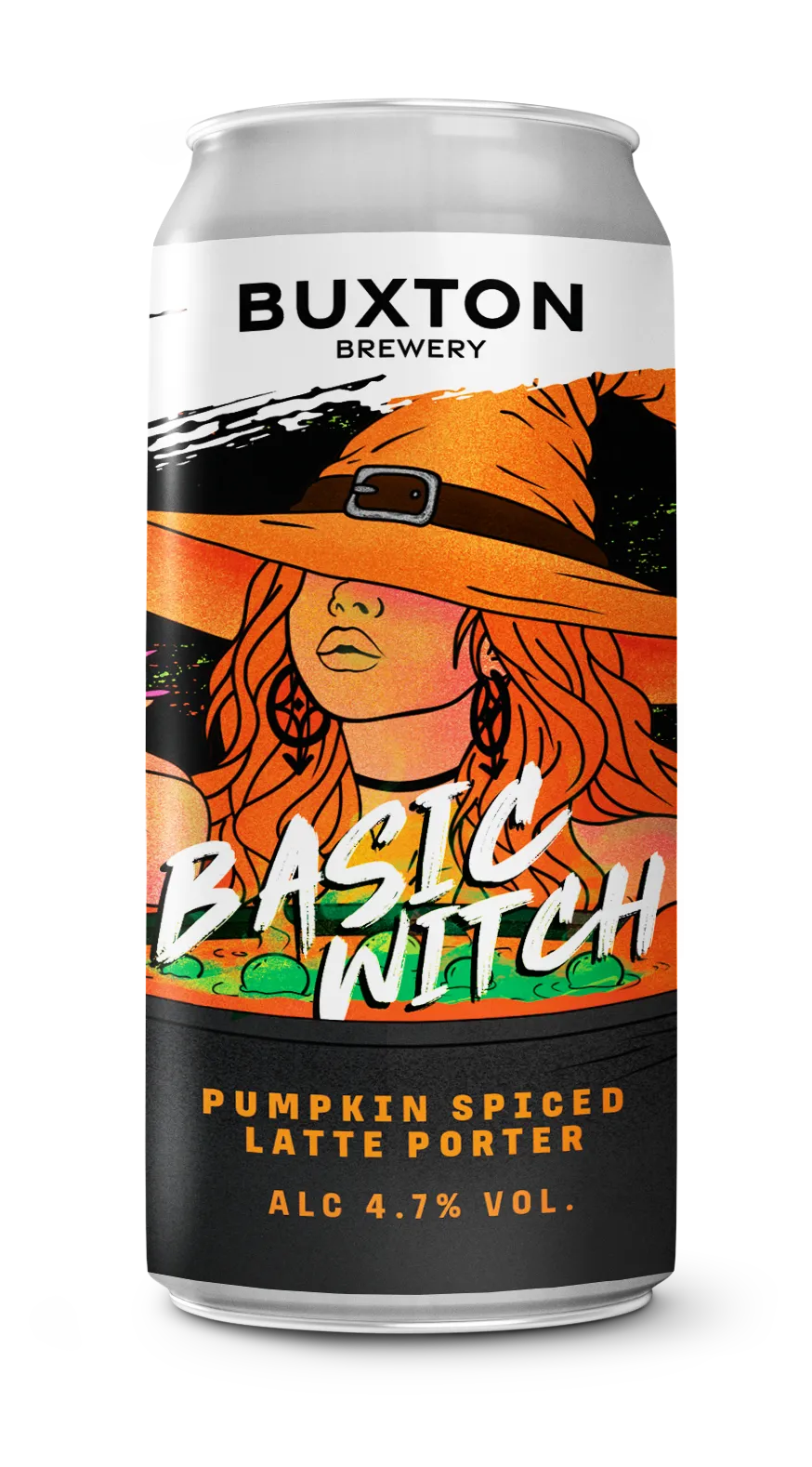 Buxton Basic Witch porter øl boks gresskar