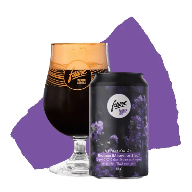 Fauve Les Lilas s'en Vont imperial stout øl boks 33cL 12%