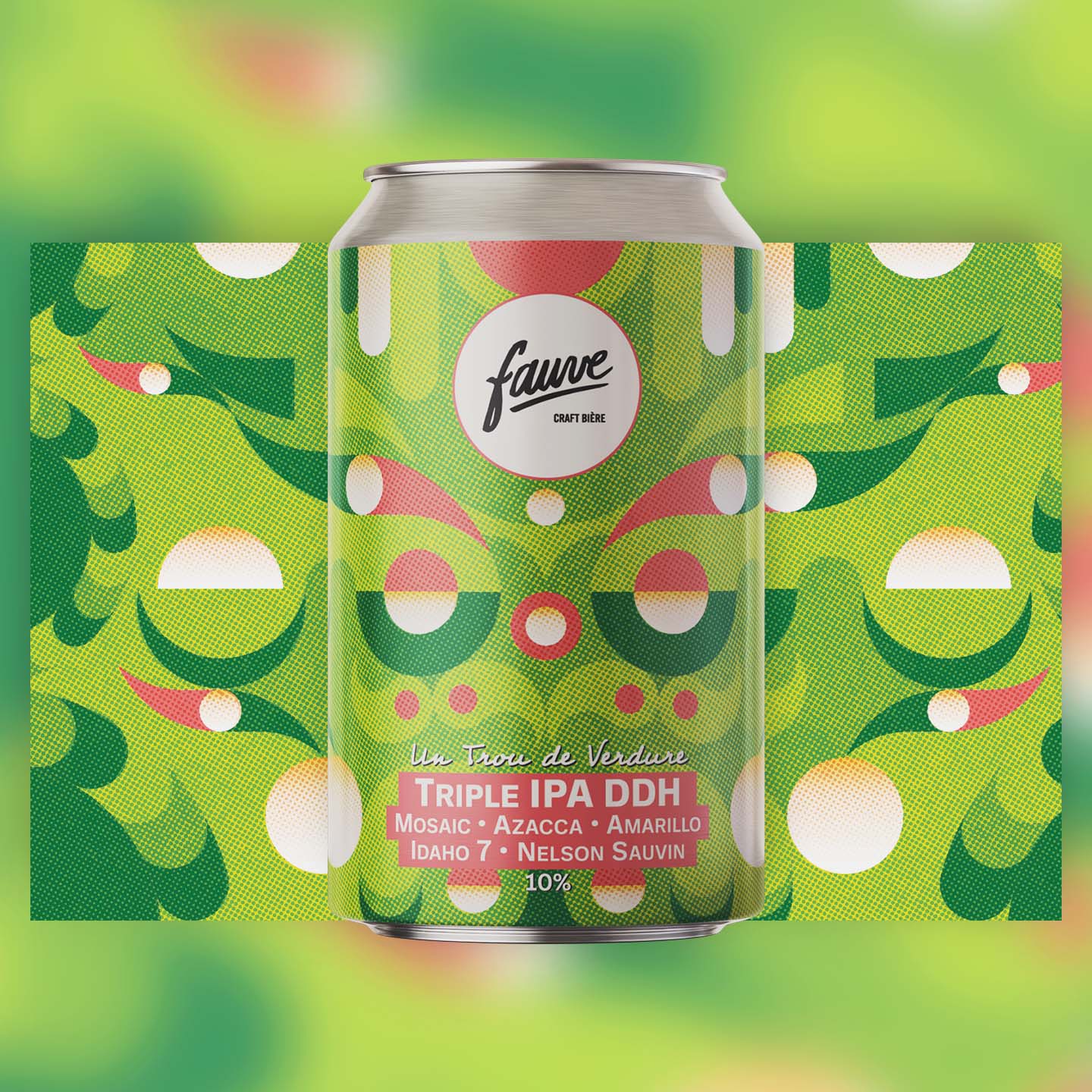 Fauve Un Trou de Verdure triple IPA øl boks 33cL 10%