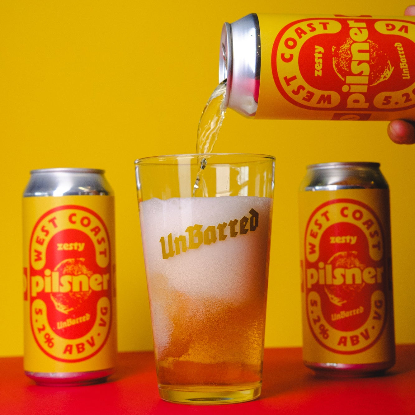 Unbarred Zesty Pilsner øl 1 boks 5,2%