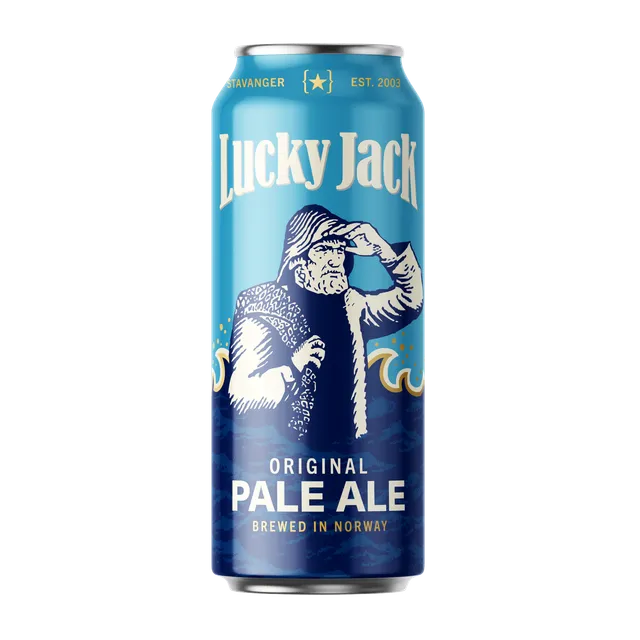 Lervig Lucky Jack pale ale øl 33 cl boks sitrus