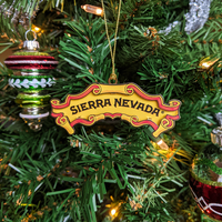 Sierra Nevada Banner juletrepynt i messing
