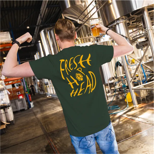 Vanderstreek Fresh Hop Head t-skjorte burgunder