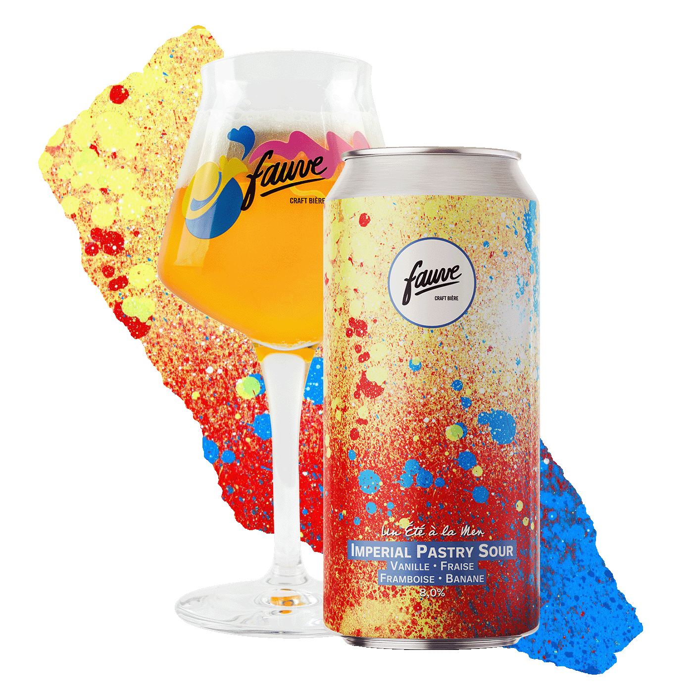 Fauve Un Été à la Mer sour øl boks 44cl 8,0% vanilje