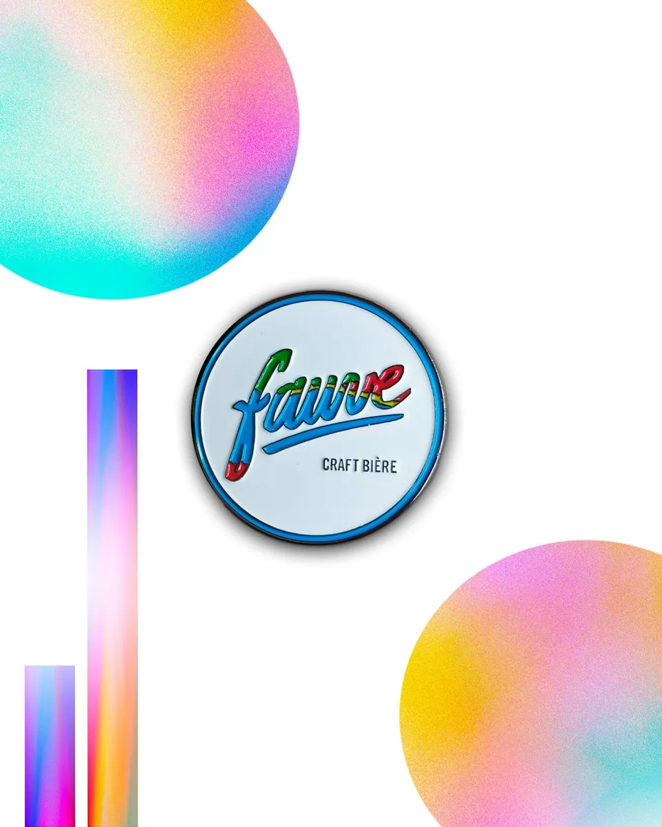 Fauve Pin's pins emaljemerke enkelt