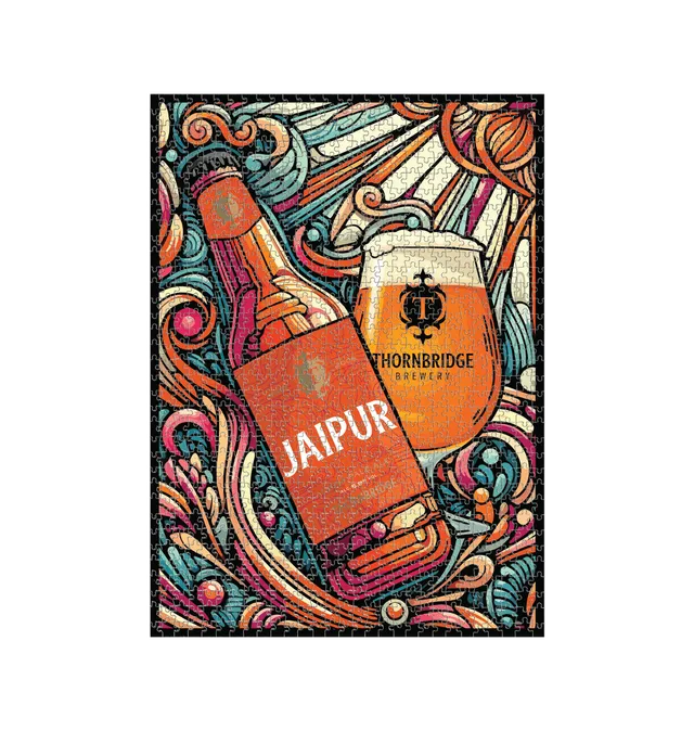 Thornbridge Jaipur puslespill 1000 brikker ølmotiv