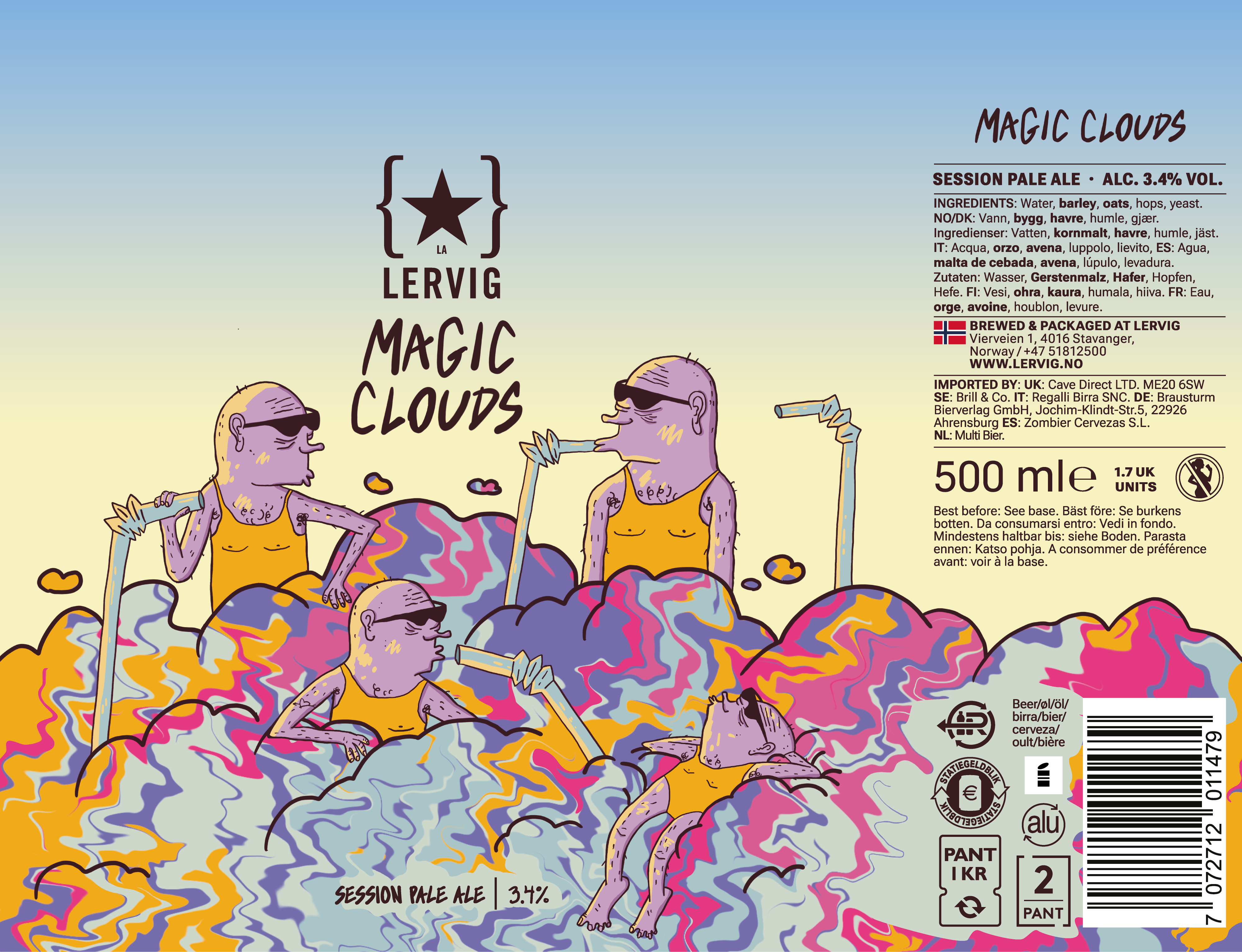 Lervig Magic Clouds IPA boks humlefrisk