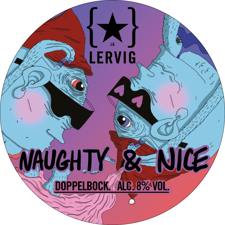 Lervig Naughty & Nice øl 330ml boks mørk