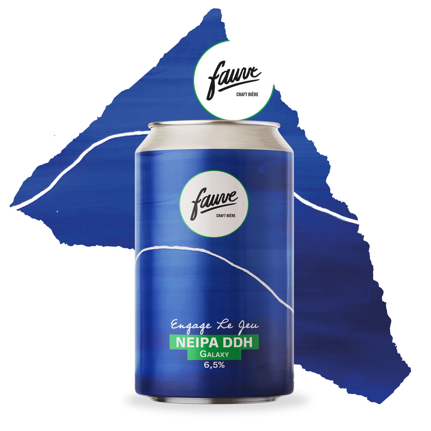 Fauve Engage Le Jeu NEIPA øl boks 33cL Galaxy 6,5%