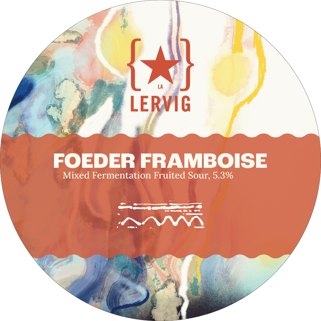 Lervig Foeder Framboise surøl boks 33 cl bringebær