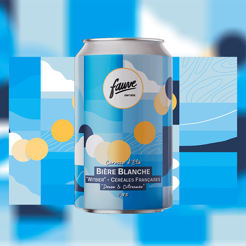 Fauve Caresse d’Été witbier boks 33cL 4,8% sitrus