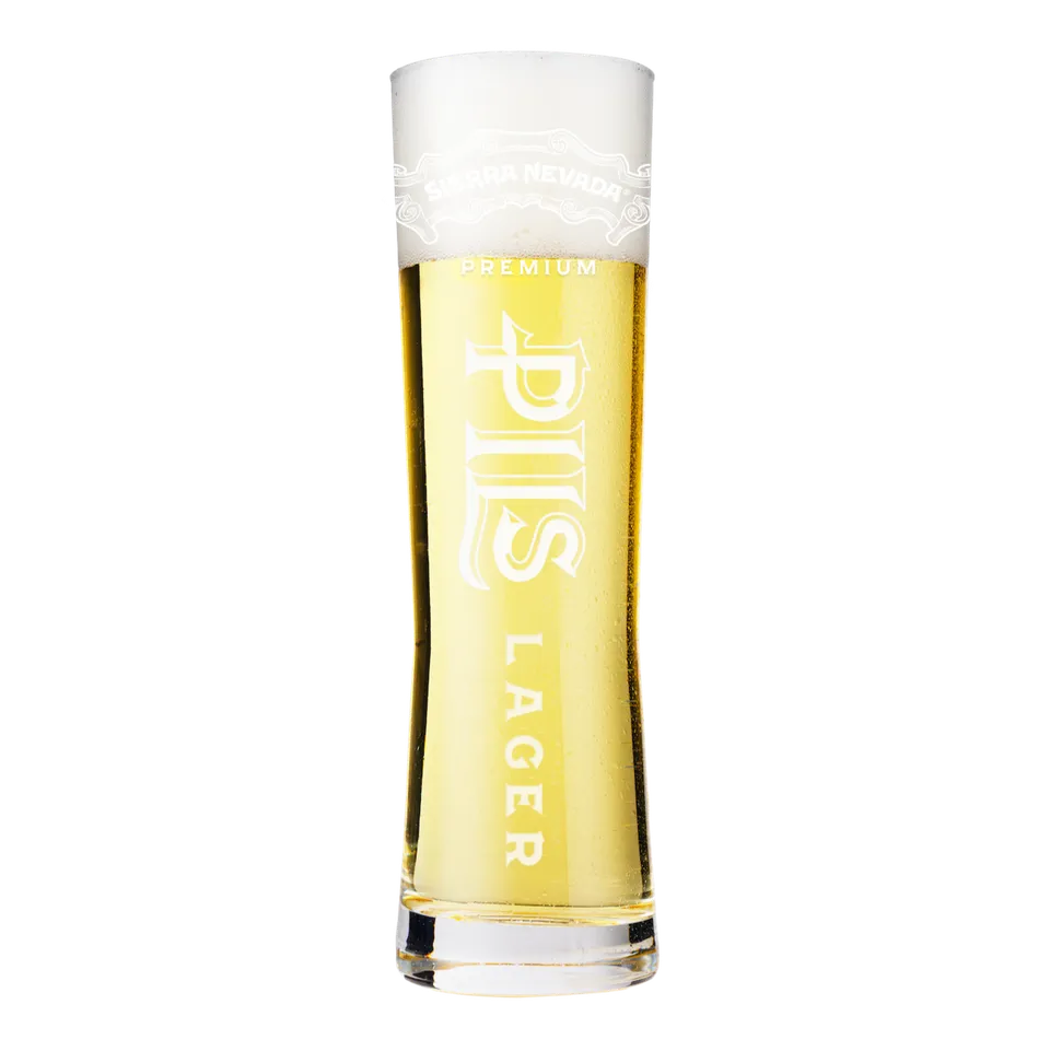 Sierra Nevada PILS ølglass klassisk pilsnerform
