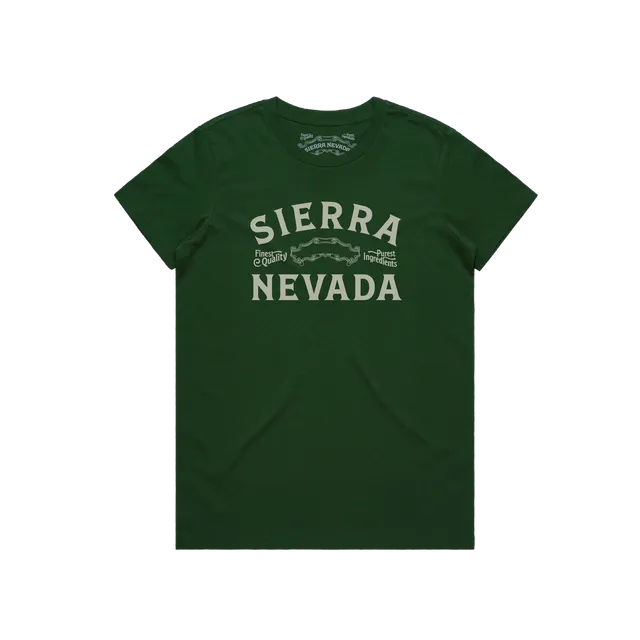 Sierra Nevada Banner Scroll t-skjorte dame bomull