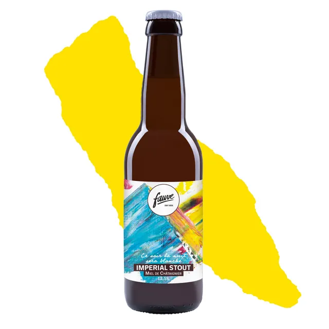 Fauve Ce Soir La Nuit Sera Blanche stout flaske 33cl 13,5%