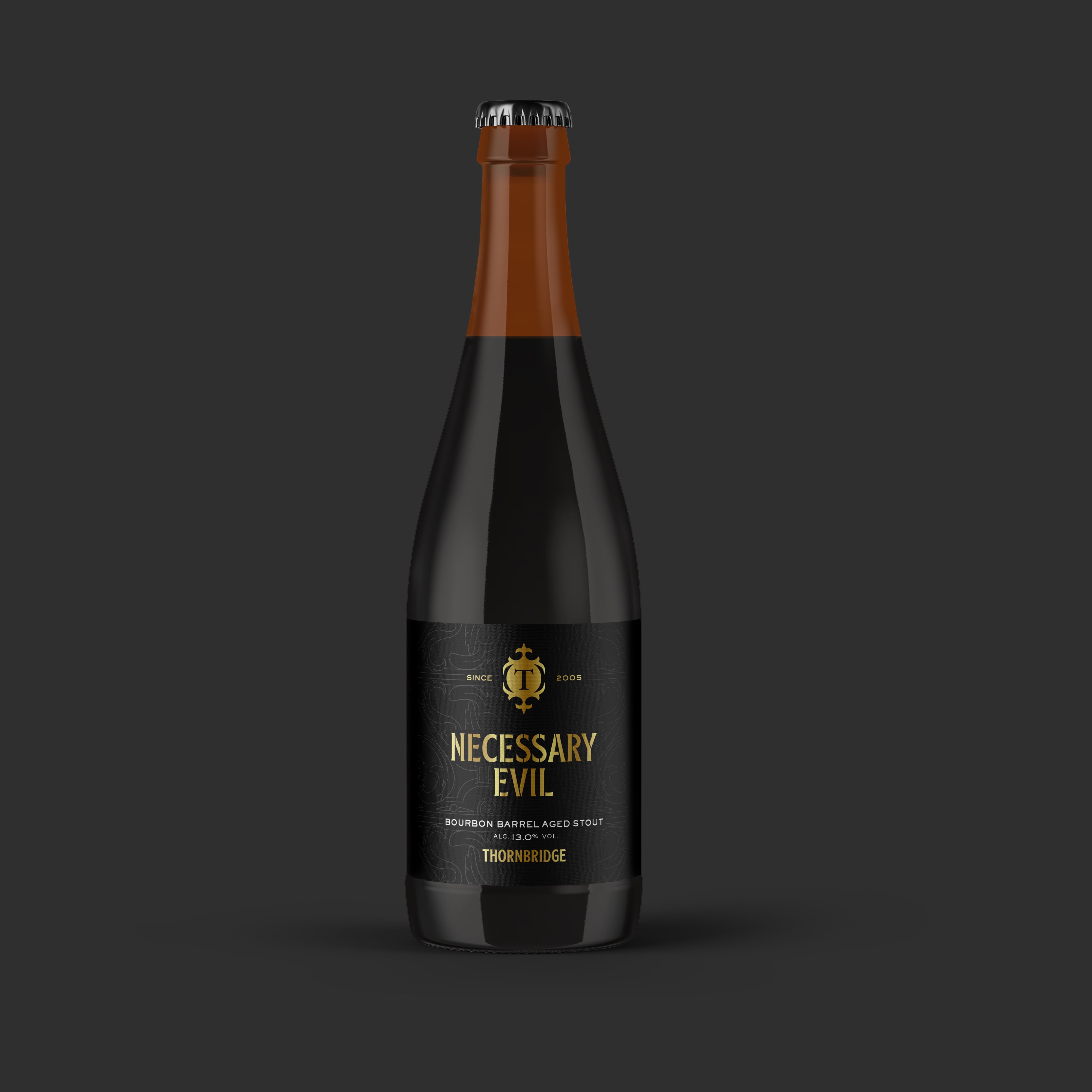 Thornbridge Necessary Evil stout fatpreget 375ml bourbon