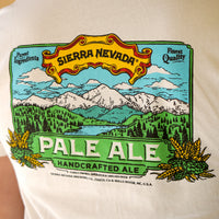 Sierra Nevada Pale Ale T-skjorte scroll grafikk