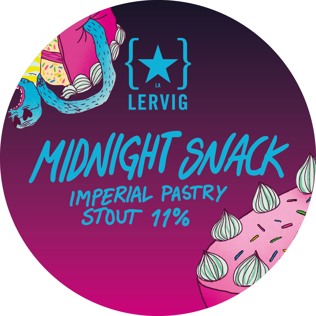 Lervig Midnight Snack stout øl boks sjokolade