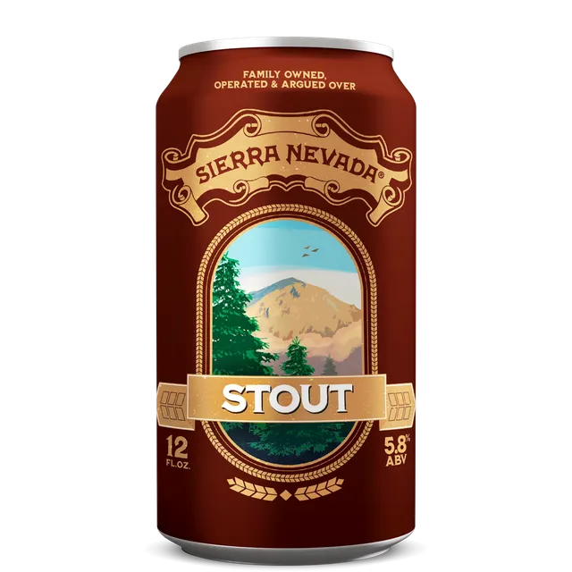 Sierra Nevada Stout mørkt øl boks ristet malt