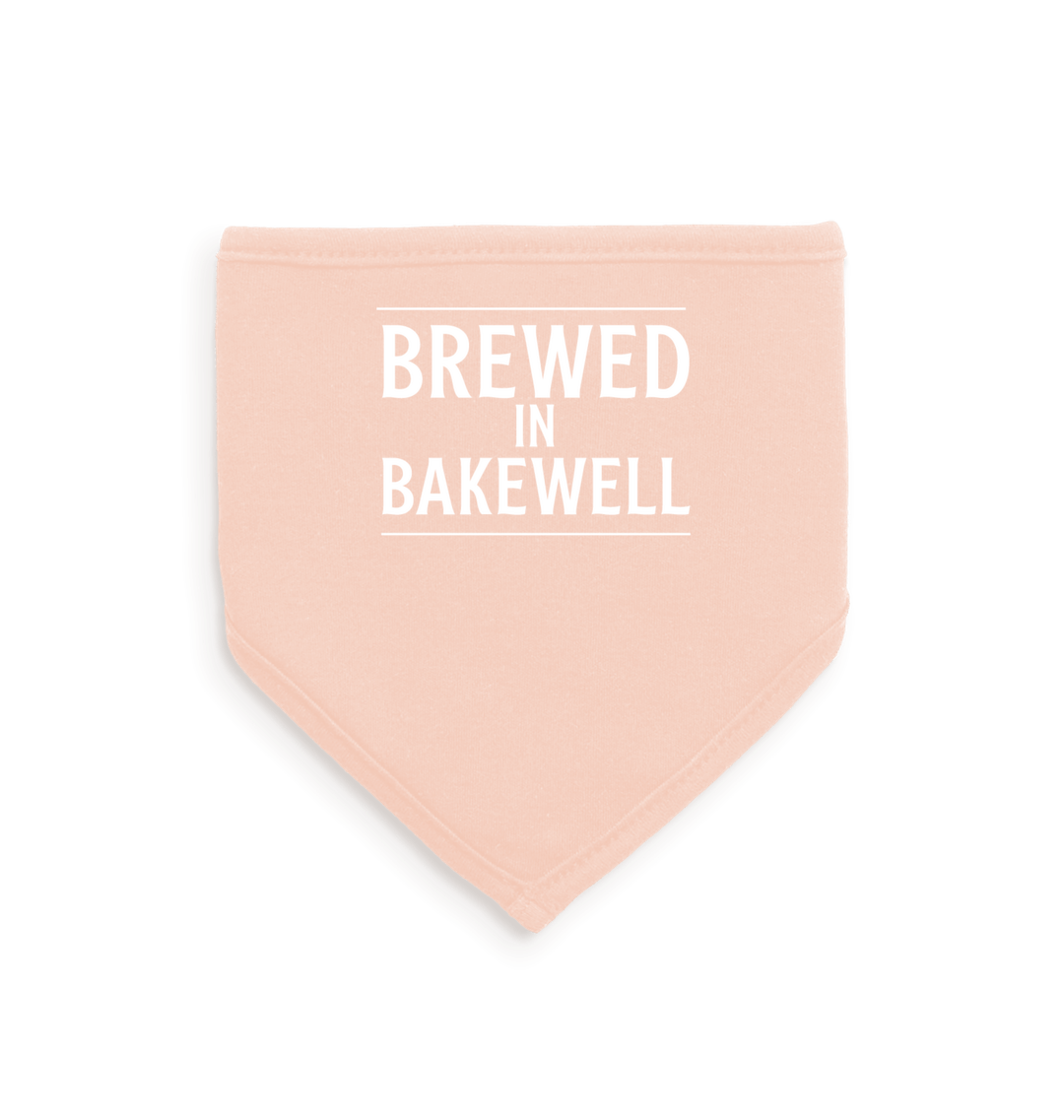 Thornbridge Baby Hanky smekke one size hvit-blå bomull