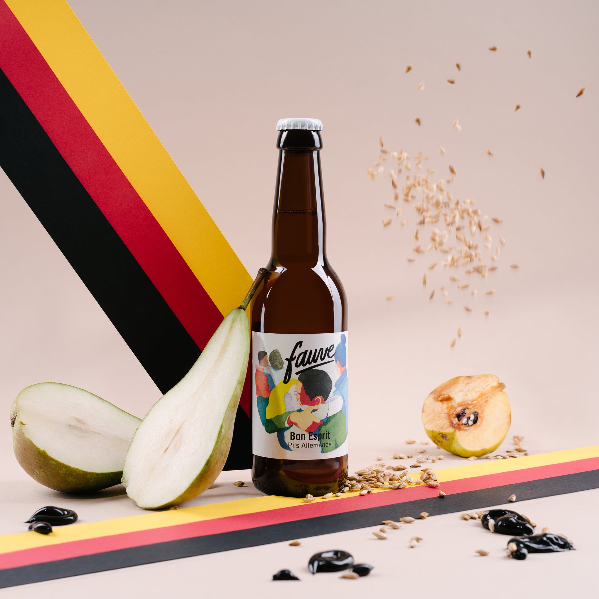 Fauve Bon Esprit pils øl flaske 33cl 4,5% tysk