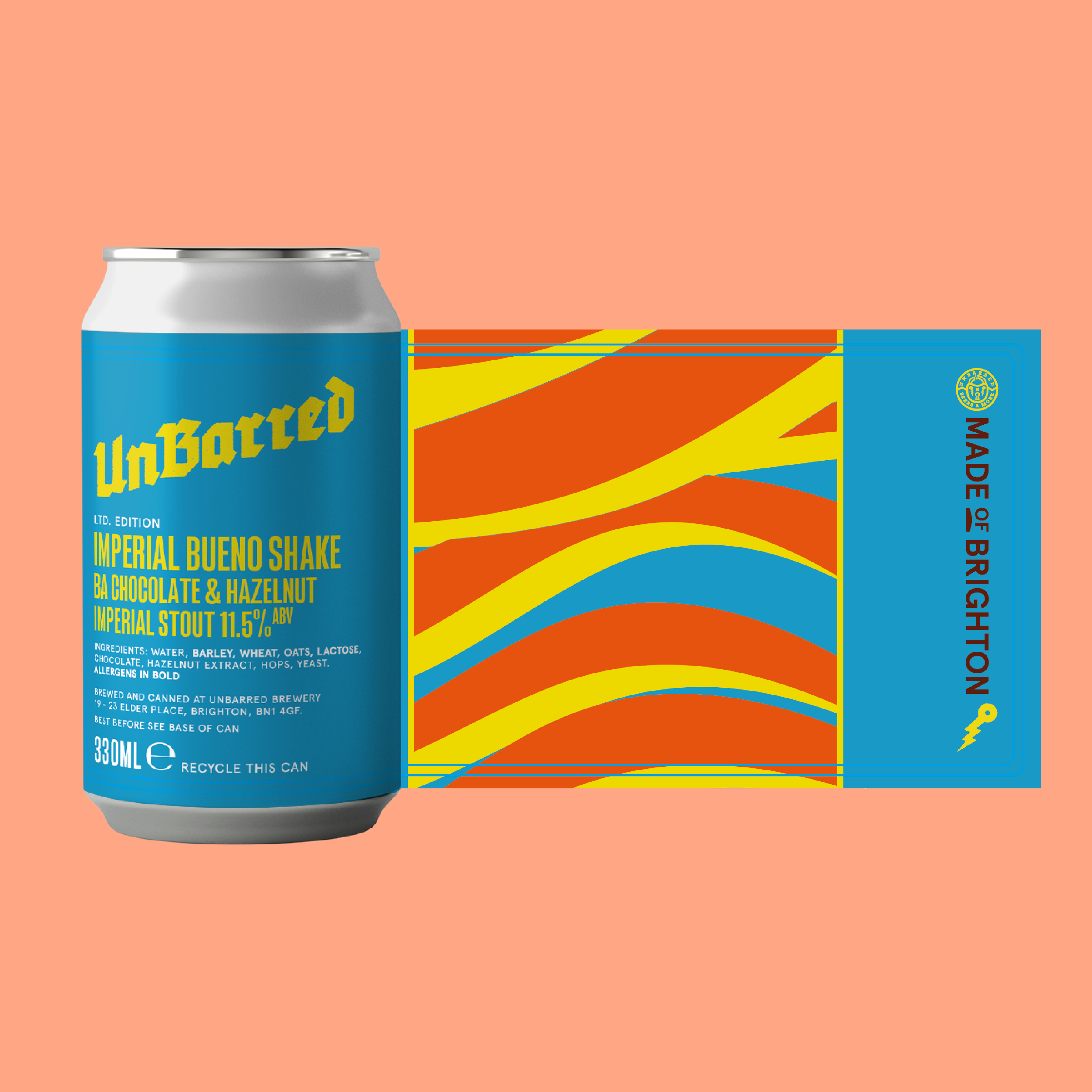 Unbarred Barrel Aged Bueno Shake stout 330ml 11%