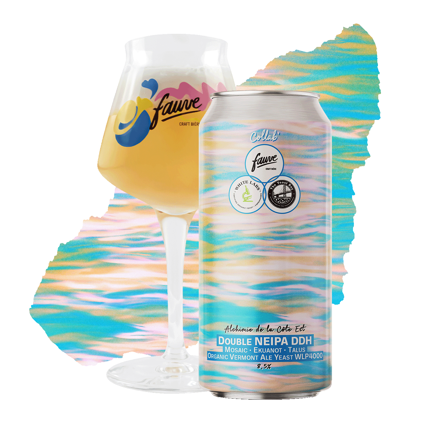 Fauve Alchimie de la Côte Est Double NEIPA øl 44 cl sterk