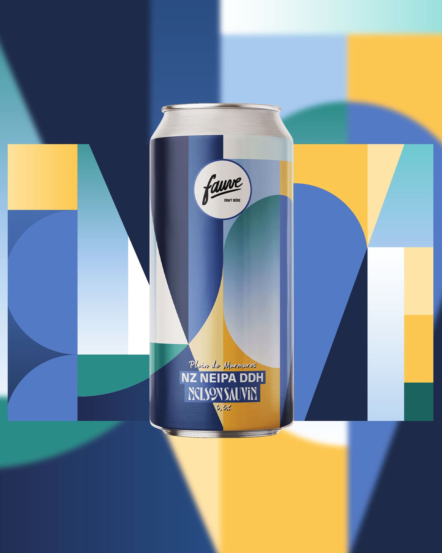 Fauve Plein de Murmures NEIPA øl boks 44cl 6,5% Nelson Sauvin
