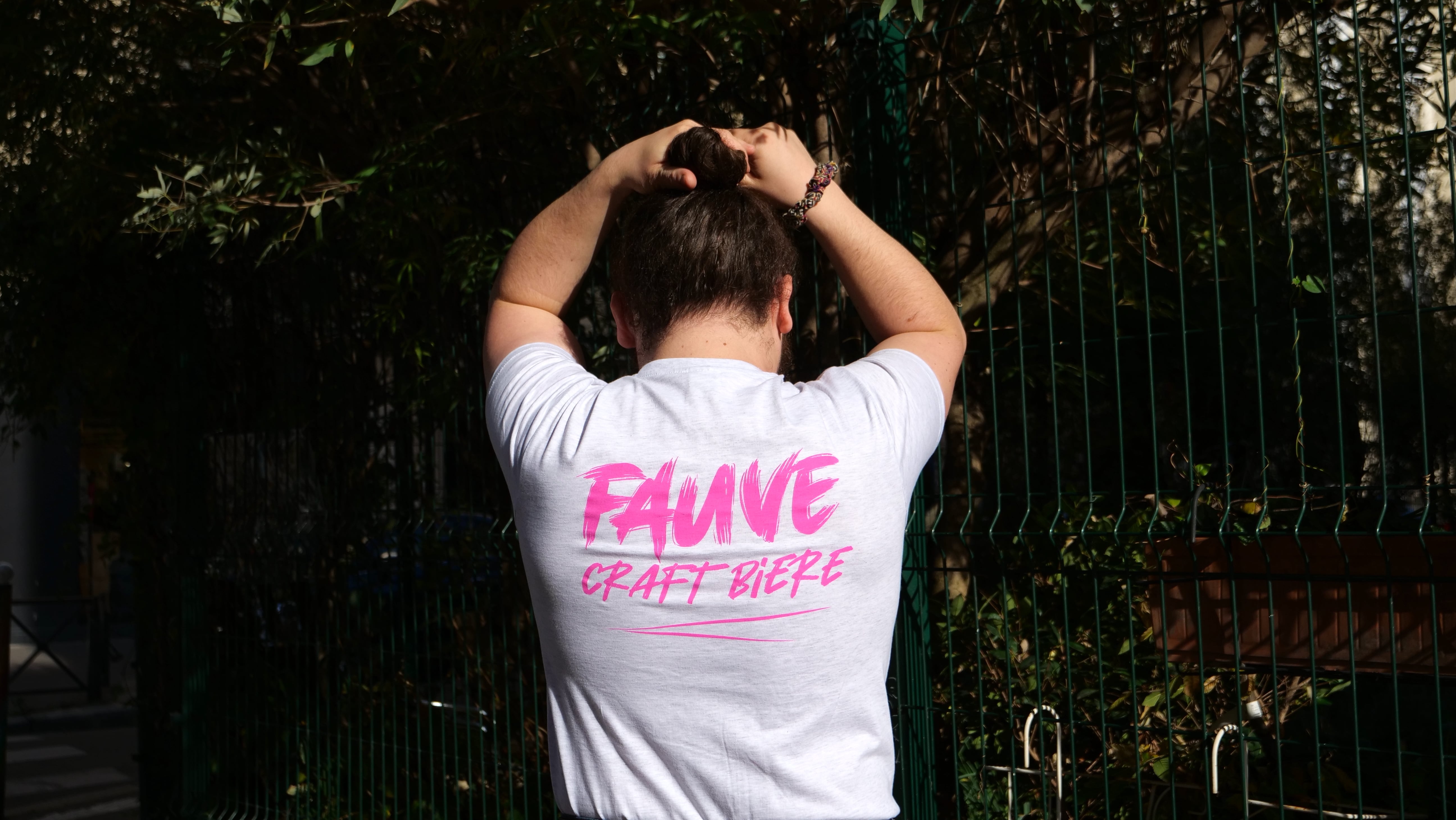 Fauve Signature T-skjorte grå bomull unisex